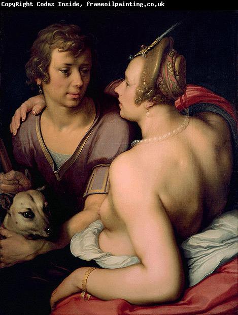 CORNELIS VAN HAARLEM Venus and Adonis as lovers